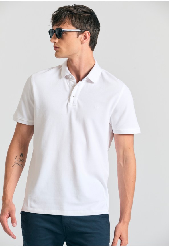 Essential polo μπλούζα με κέντημα Garage 55.