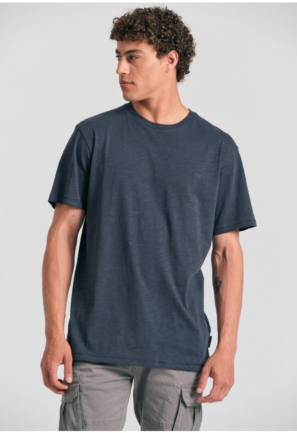 Βαμβακερό t-shirt με κεντημένο logo Garage 55.