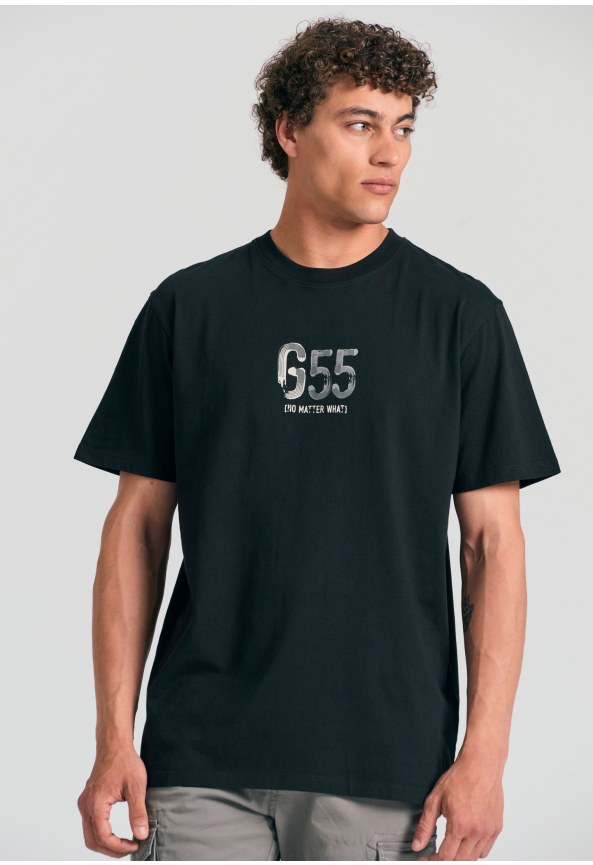 Relaxed t-shirt με τύπωμα στη πλάτη Garage 55.
