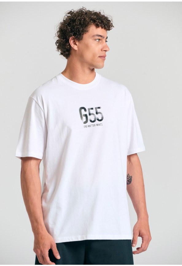 Relaxed t-shirt με τύπωμα στη πλάτη Garage 55.