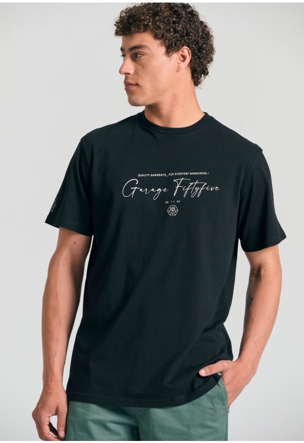 T-shirt με branded τύπωμα Garage 55.