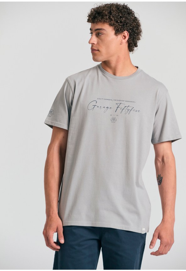 T-shirt με branded τύπωμα Garage 55.