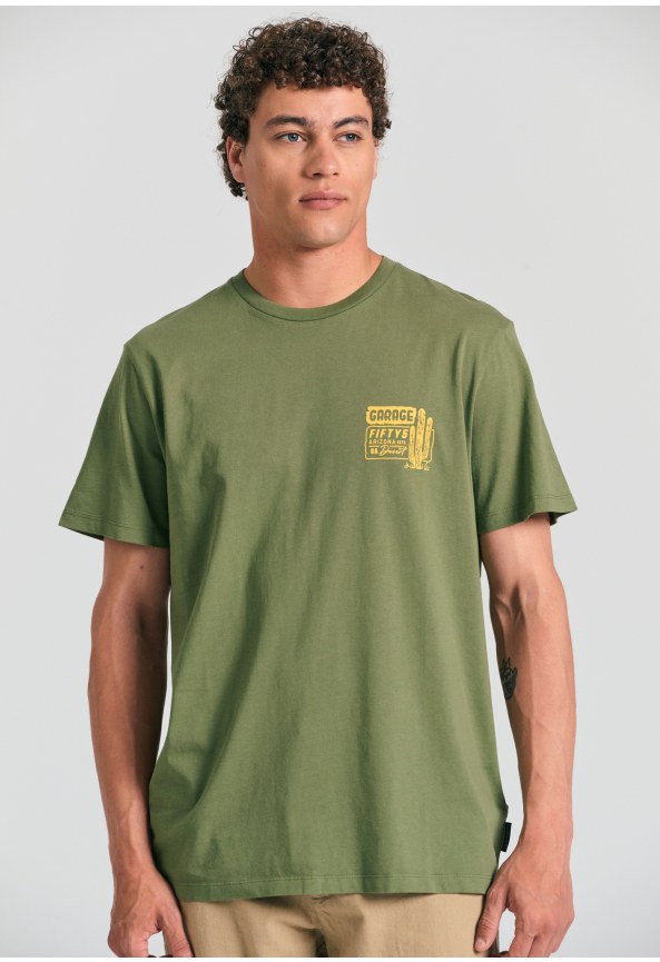 T-shirt με branded τύπωμα στο στήθος Garage 55.