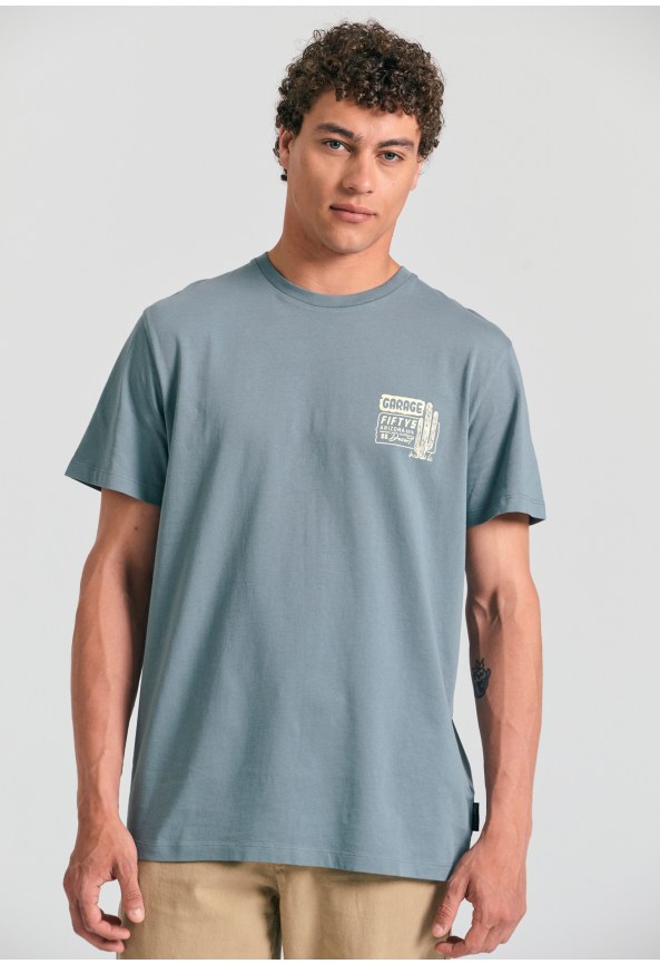 T-shirt με branded τύπωμα στο στήθος Garage 55.