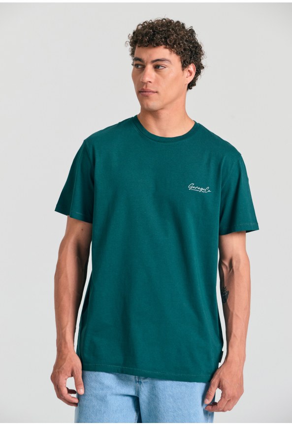 T-shirt με τύπωμα στην πλάτη Garage 55.