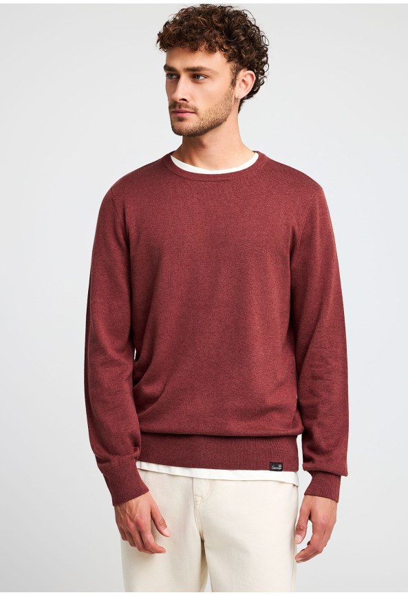 Essential πλεκτή βαμβακερή μπλούζα Garage 55