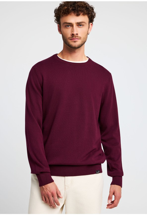 Essential πλεκτή βαμβακερή μπλούζα Garage 55