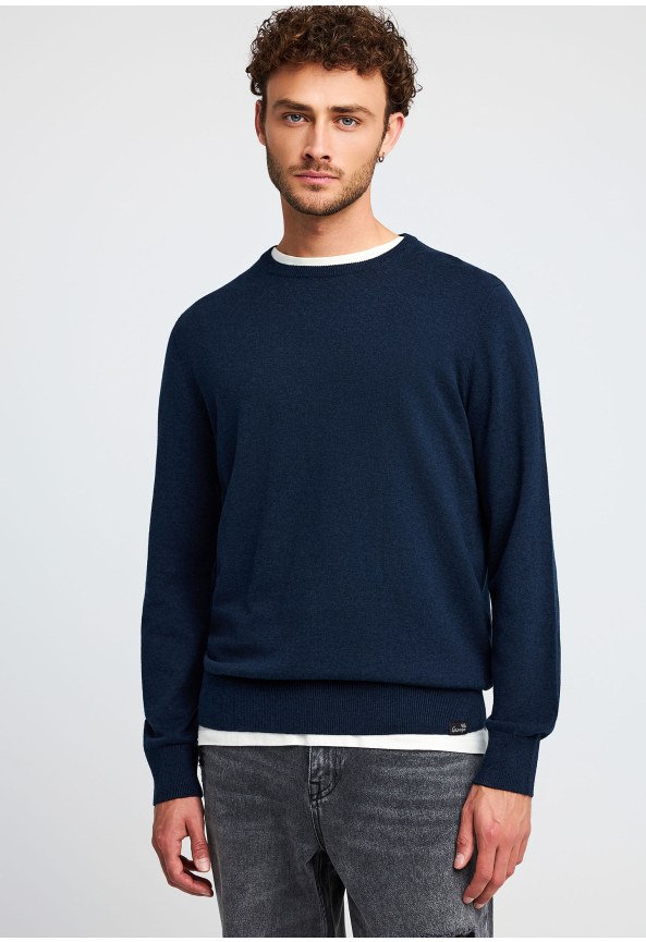 Essential πλεκτή βαμβακερή μπλούζα Garage 55