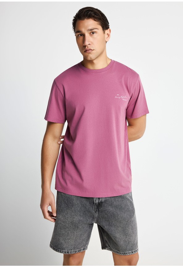 Ανδρικό t-shirt Garage 55 με τύπωμα στην πλάτη