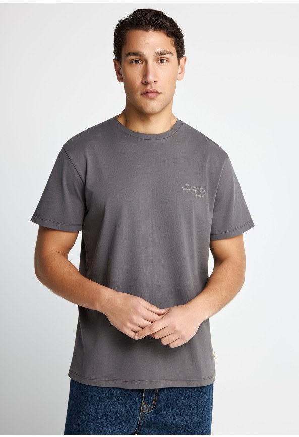 Ανδρικό t-shirt Garage 55 με τύπωμα στην πλάτη