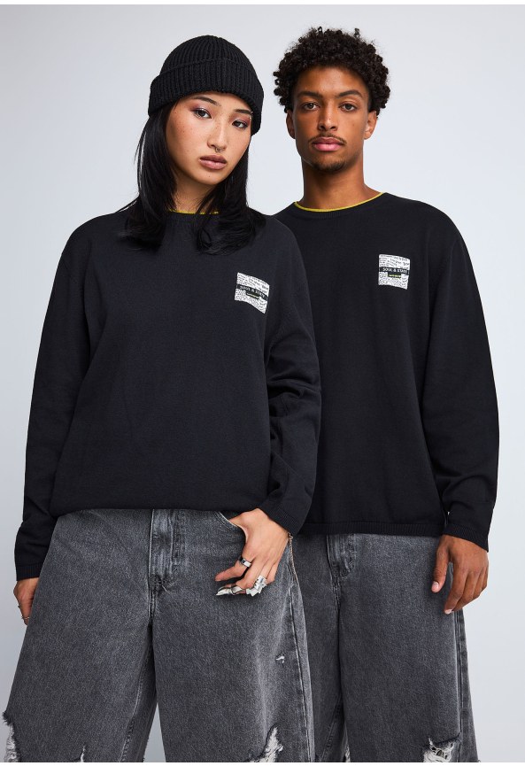 FNK.GRWN oversized πλεκτή μπλούζα Soul & State