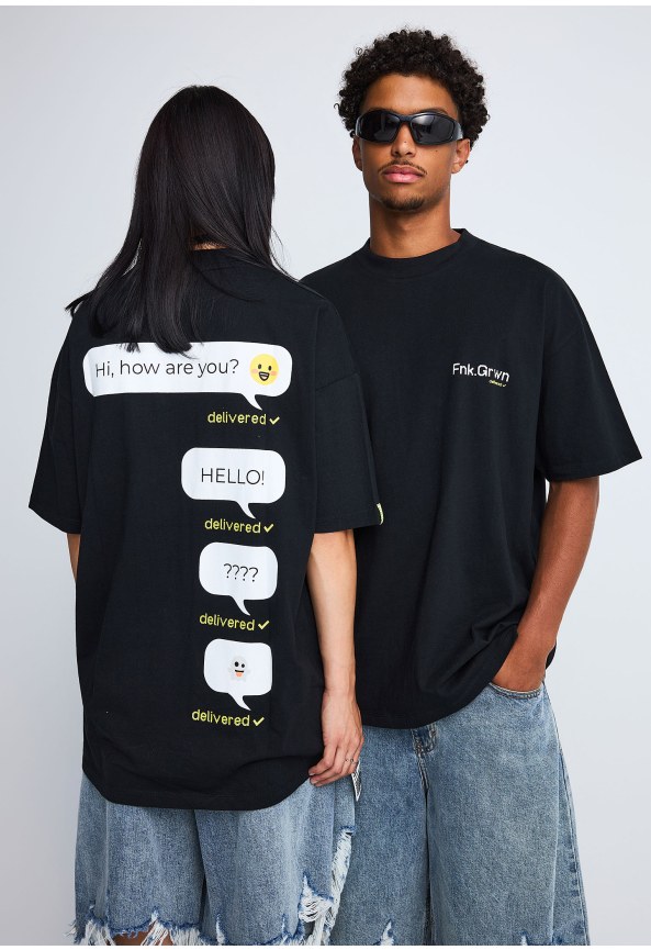 FNK.GRWN oversized βαμβακερό t-shirt Soul & State