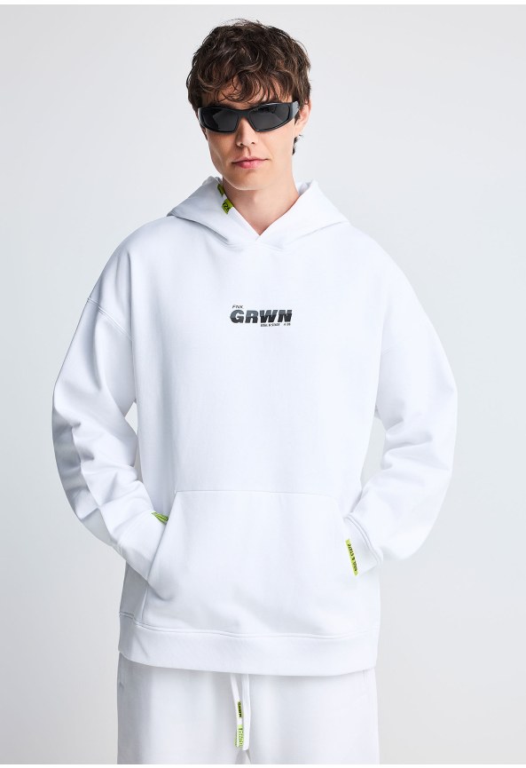 FNK.GRWN oversized φούτερ με κουκούλα Soul & State //26