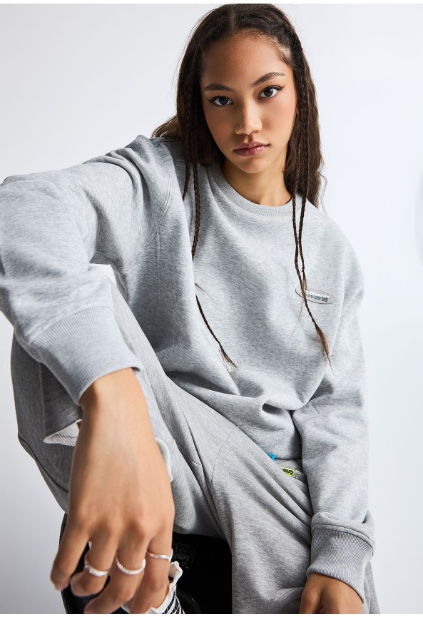 FNK.GRWN oversized crew neck sweater Soul & State