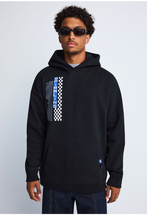 FNK.GRWN oversized printed hoodie MOMENTUM