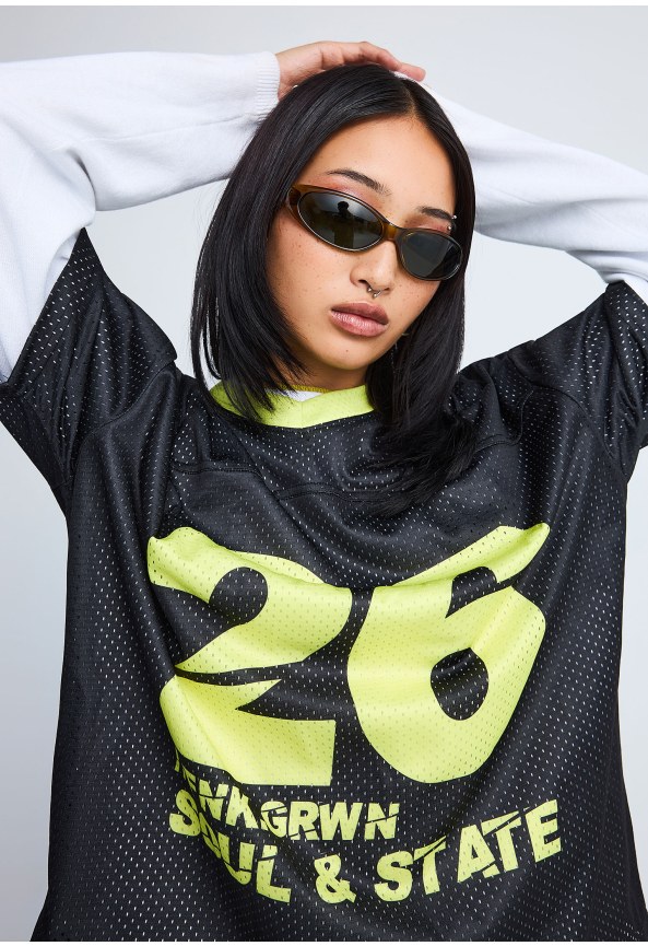 FNK.GRWN oversized mesh t-shirt Soul & State //26