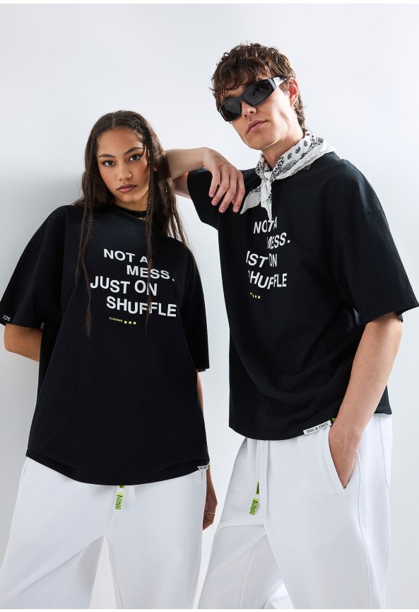 FNK.GRWN oversized t-shirt με τύπωμα Soul & State