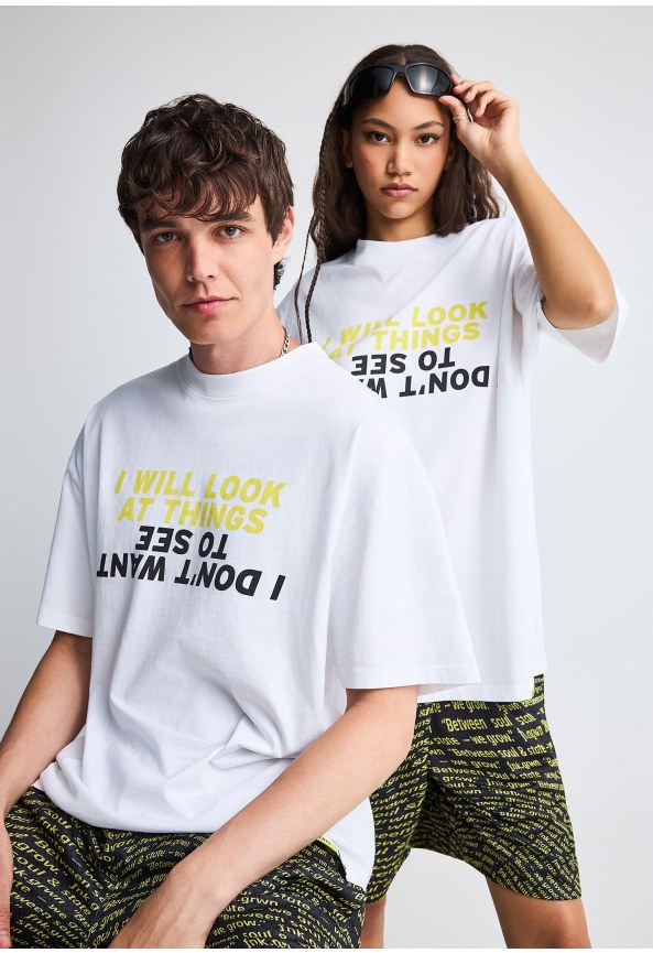 FNK.GRWN oversized t-shirt με τύπωμα Soul & State
