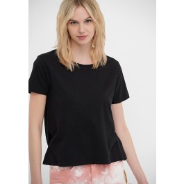 Μονόχρωμο regular fit t-shirt