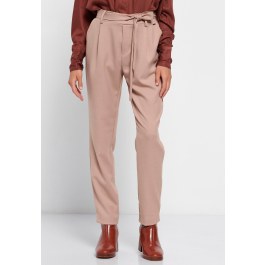 Casual trousers with elasticated waistband