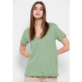 Essential t-shirt με V λαιμόκοψη