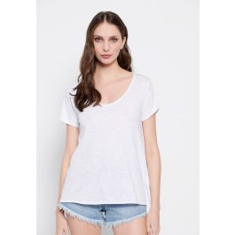 Essential t-shirt με V λαιμόκοψη