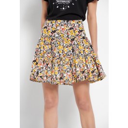 Φλοράλ μίνι φούστα
