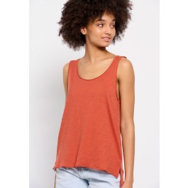 Plain cotton tank top