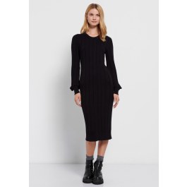 Knitted midi dress