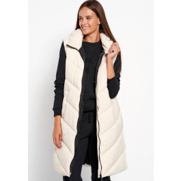 Long fit αμάνικο puffer τζάκετ