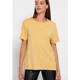Garment dyed βαμβακερό t-shirt