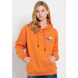 Oversized hoodie with print on the back