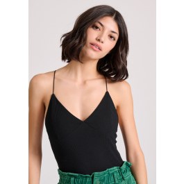 Κορμάκι σε rib ύφανση με ανοιχτή πλάτη