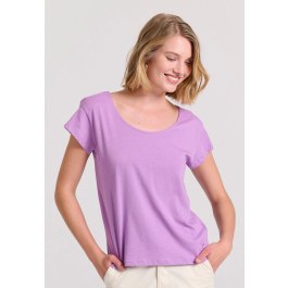 Women's crew-neck cotton t-shirt