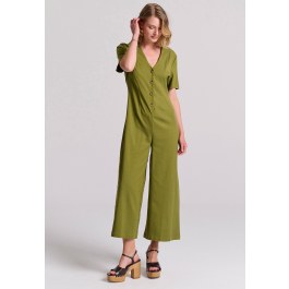 Wide leg fit ολόσωμη φόρμα από lyocell