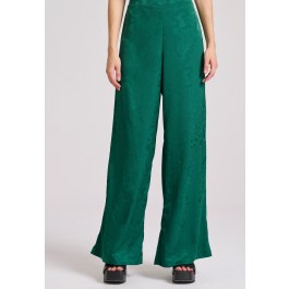 Wide leg παντελόνα με jacquard pattern