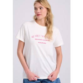 Organic cotton t-shirt with print on the back