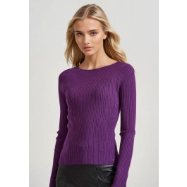 Women's viscose crew neck pullover
