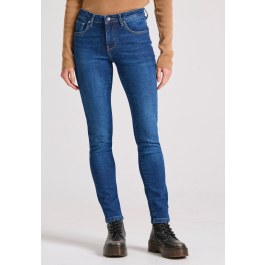 Skinny fit τζιν παντελόνι με ελαφρύ ξεθώριασμα