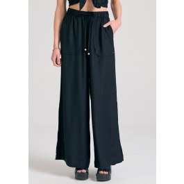 Loose fit παντελόνα από βισκόζη