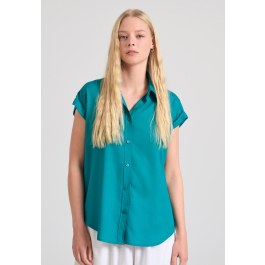 Γυναικείο loose fit πουκάμισο από βισκόζη