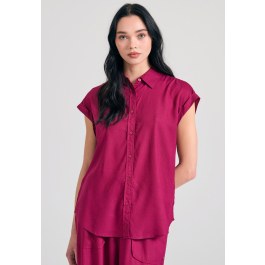 Γυναικείο loose fit πουκάμισο από βισκόζη