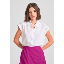 Γυναικείο loose fit πουκάμισο από βισκόζη