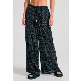 Loose fit εμπριμέ παντελόνα σε boho look