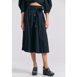 Relaxed fit μίντι φούστα με πιέτες