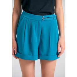 Loose fit σορτς με πιέτες στη μέση