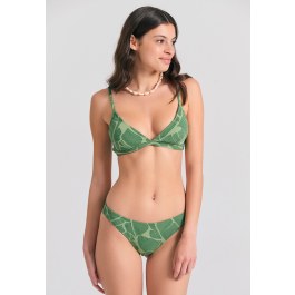 Μπικίνι τοπ με ανάγλυφη υφή