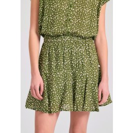 Relaxed fit φλοράλ μίνι φούστα