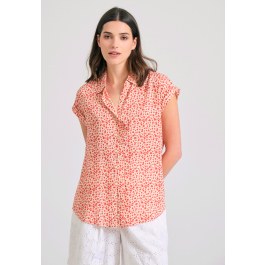 Γυναικείο loose fit φλοράλ πουκάμισο από βισκόζη
