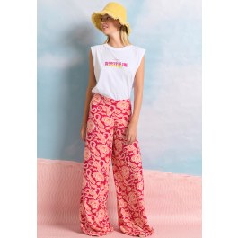 Γυναικείο t-shirt με zodiac art τύπωμα στην πλάτη